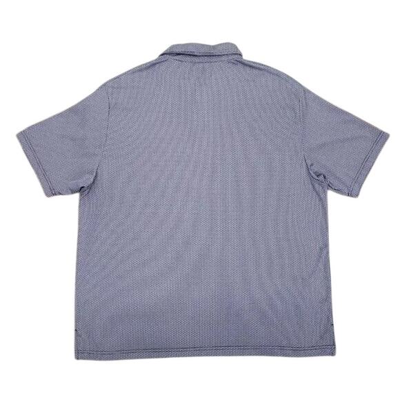 Ben Hogan Performance Polo Golf Shirt 2XL XXL Short Sleeve Purple Print - Picture 5 of 9